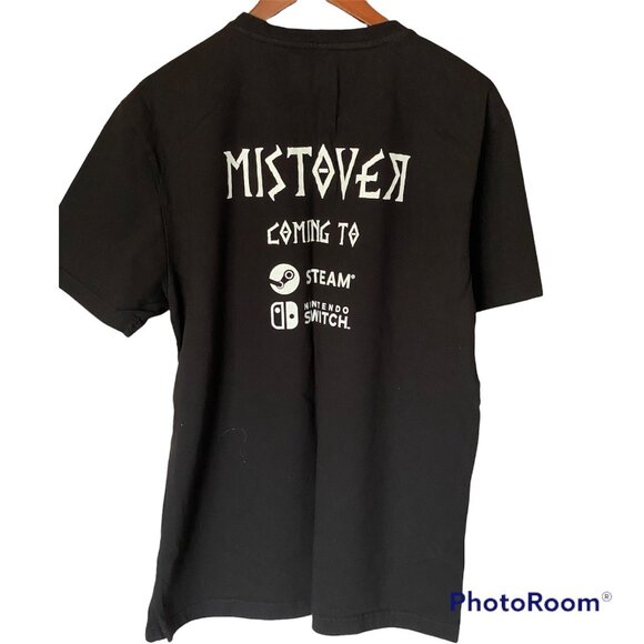 Mistover Black S/S T-Shirt Men's Size 2XL Stream Nintendo Switch Fate Of Mankind - Picture 14 of 14